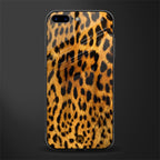 leopard fur glass case for iphone 7 plus image