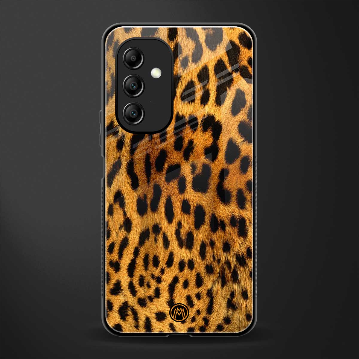 leopard fur back phone cover | glass case for samsung galaxy a14 5g