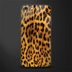 leopard fur glass case for iphone 6s image