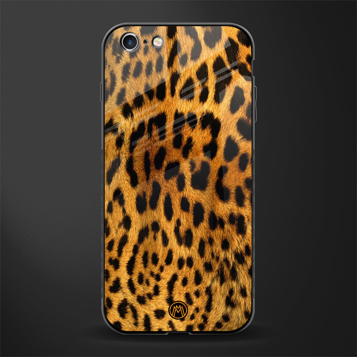 leopard fur glass case for iphone 6s image