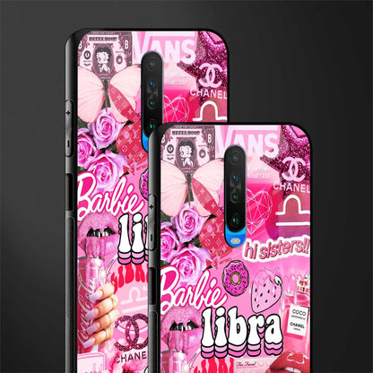 libra aesthetic collage glass case for poco x2 image-2