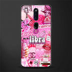 libra aesthetic collage glass case for oppo f11 pro image