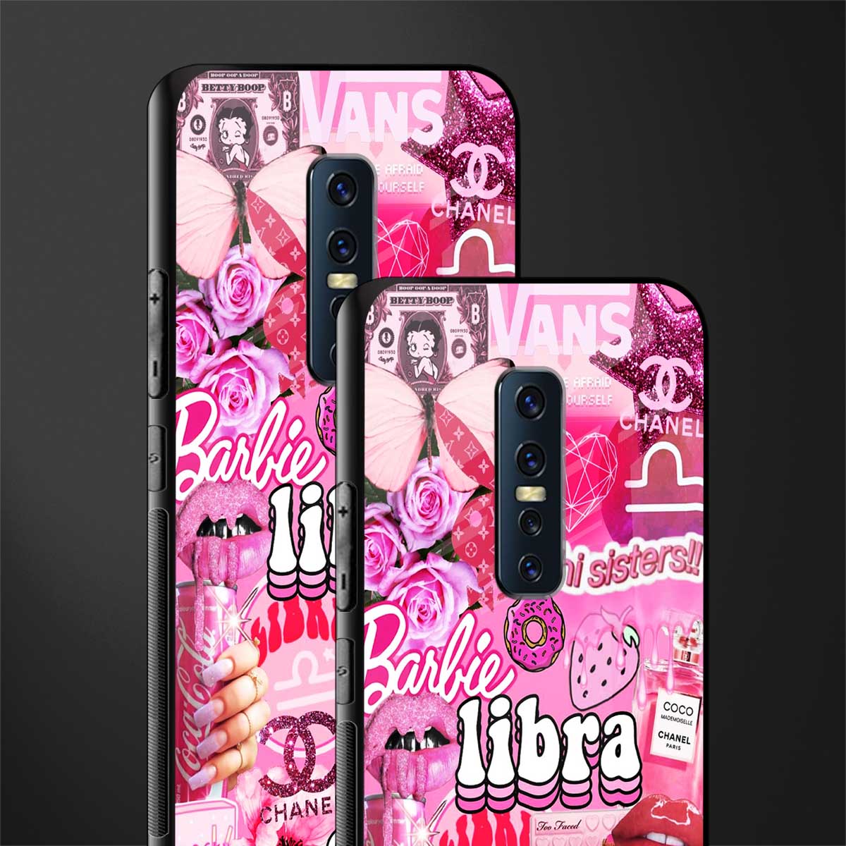 libra aesthetic collage glass case for vivo v17 pro image-2