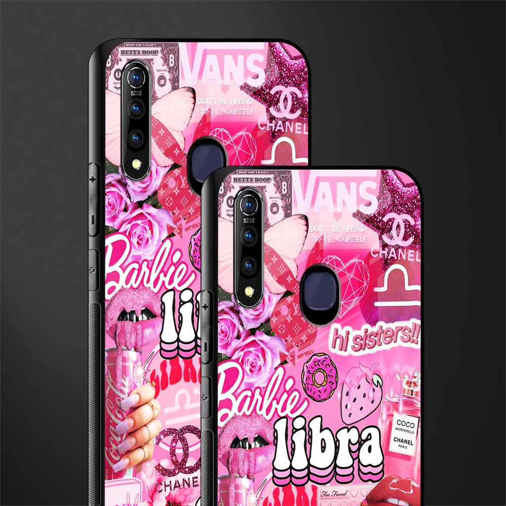 libra aesthetic collage glass case for vivo z1 pro image-2