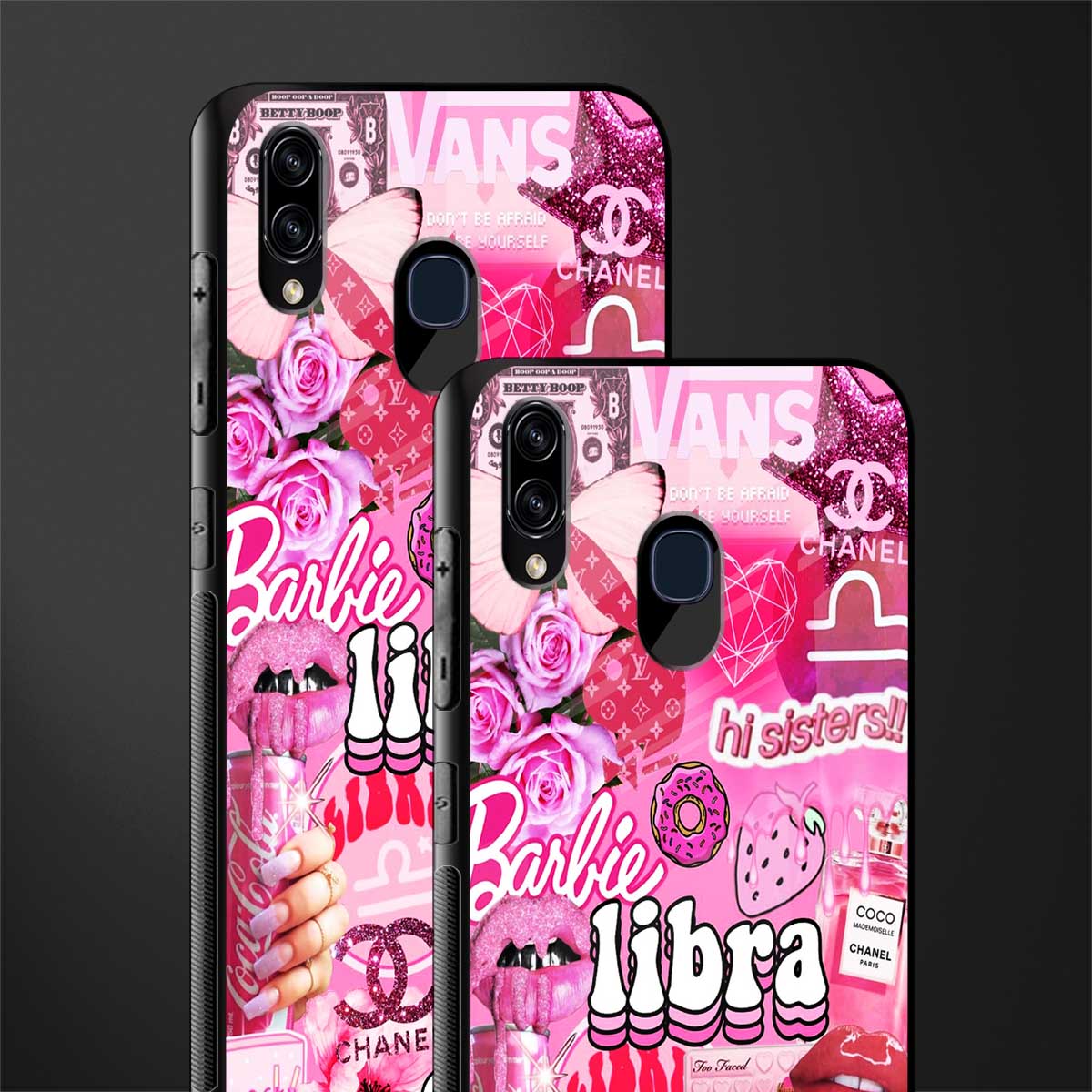 libra aesthetic collage glass case for samsung galaxy a20 image-2