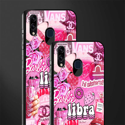 libra aesthetic collage glass case for samsung galaxy a20 image-2