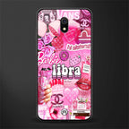 libra aesthetic collage glass case for redmi 8a image