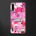libra aesthetic collage glass case for mi a3 redmi a3 image