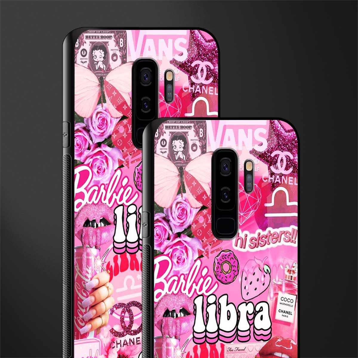 libra aesthetic collage glass case for samsung galaxy s9 plus image-2