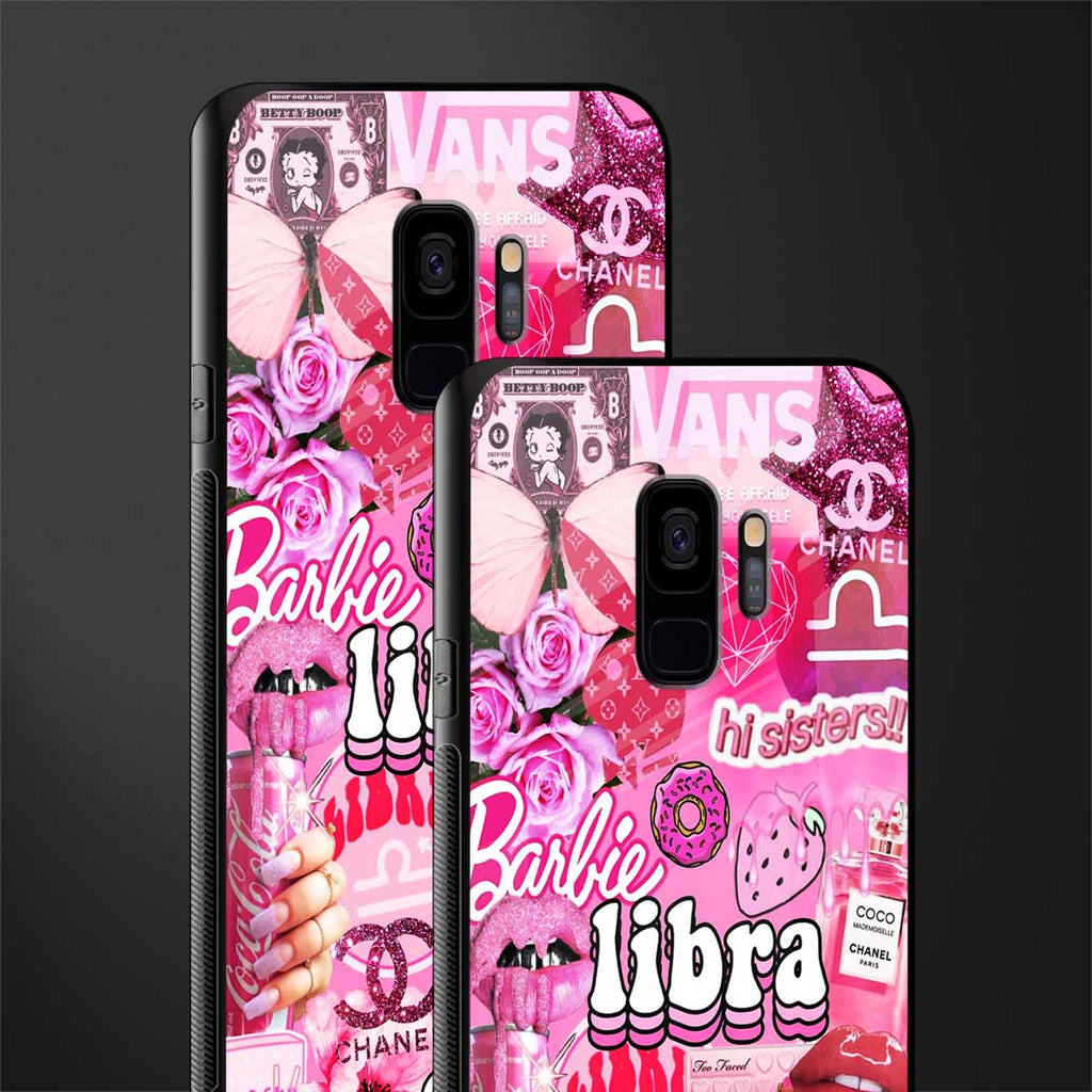 libra aesthetic collage glass case for samsung galaxy s9 image-2