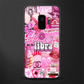 libra aesthetic collage glass case for samsung galaxy s9 image