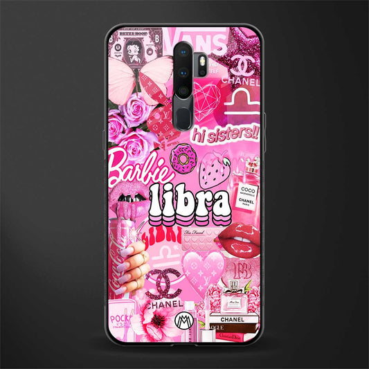libra aesthetic collage glass case for oppo a5 2020 image