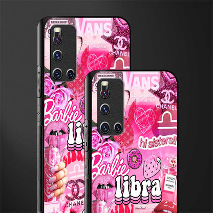 libra aesthetic collage glass case for vivo v19 image-2