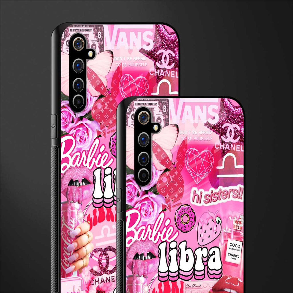 libra aesthetic collage glass case for realme x50 pro image-2