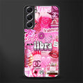 libra aesthetic collage glass case for samsung galaxy s21 image