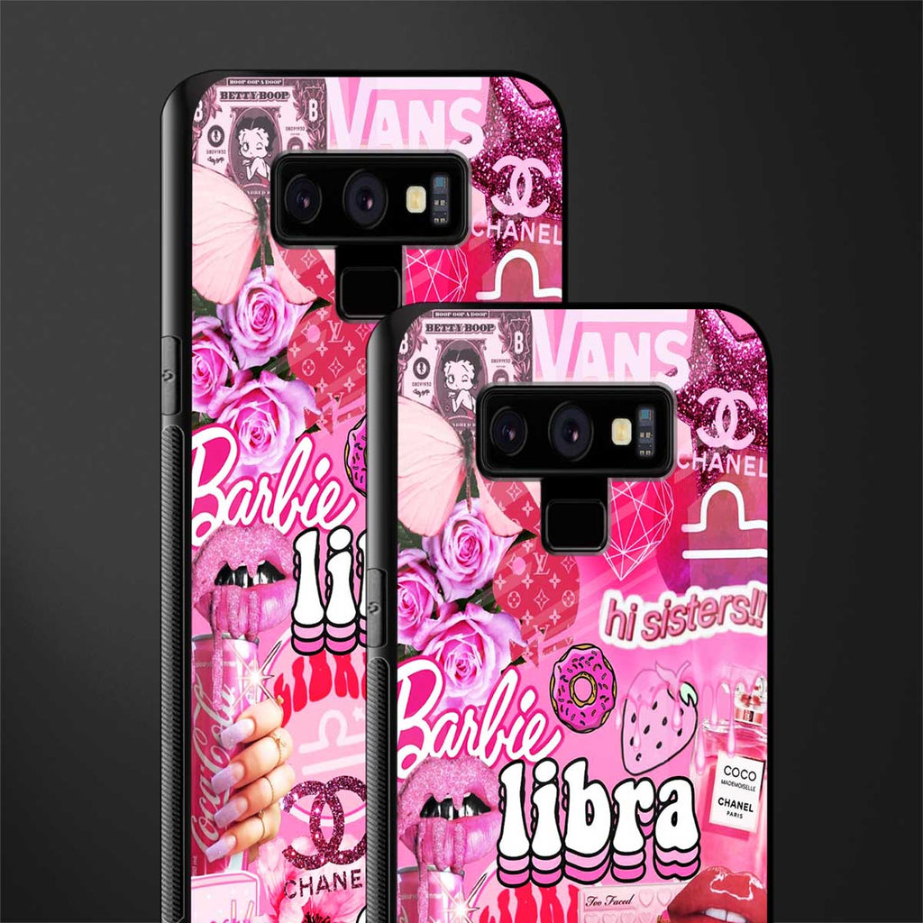 libra aesthetic collage glass case for samsung galaxy note 9 image-2