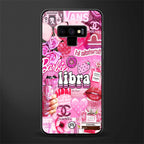 libra aesthetic collage glass case for samsung galaxy note 9 image