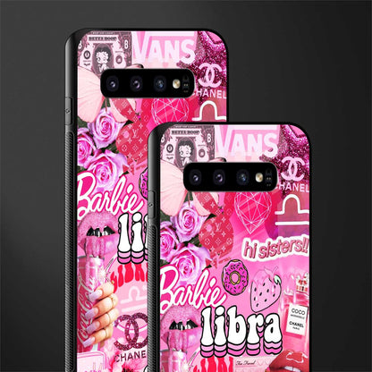 libra aesthetic collage glass case for samsung galaxy s10 image-2