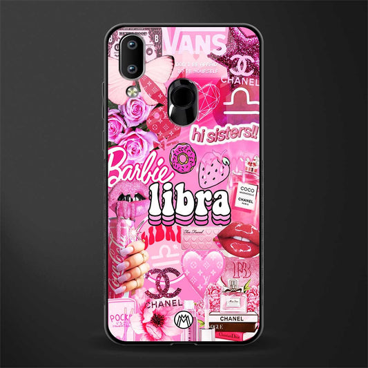 libra aesthetic collage glass case for vivo y91 image