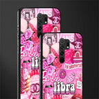 libra aesthetic collage glass case for redmi 9 prime image-2