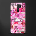 libra aesthetic collage glass case for redmi 9 prime image