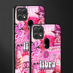 libra aesthetic collage glass case for oppo a15s image-2