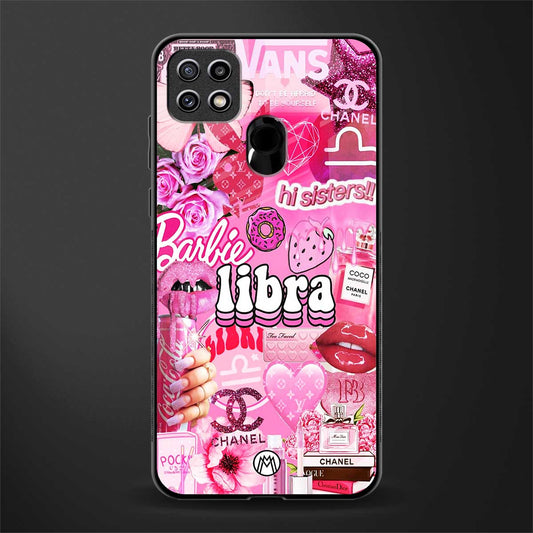 libra aesthetic collage glass case for oppo a15s image