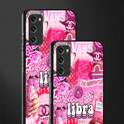 libra aesthetic collage glass case for samsung galaxy s20 fe image-2