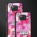 libra aesthetic collage glass case for poco x3 pro image-2