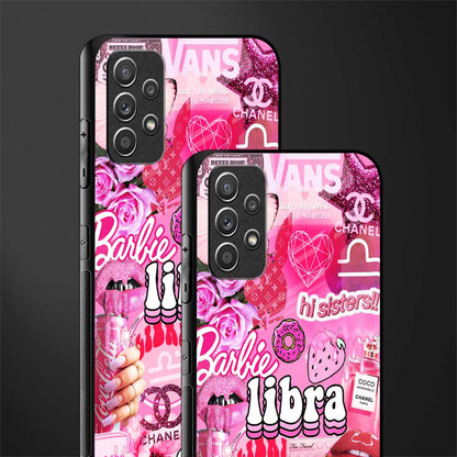 libra aesthetic collage glass case for samsung galaxy a32 4g image-2