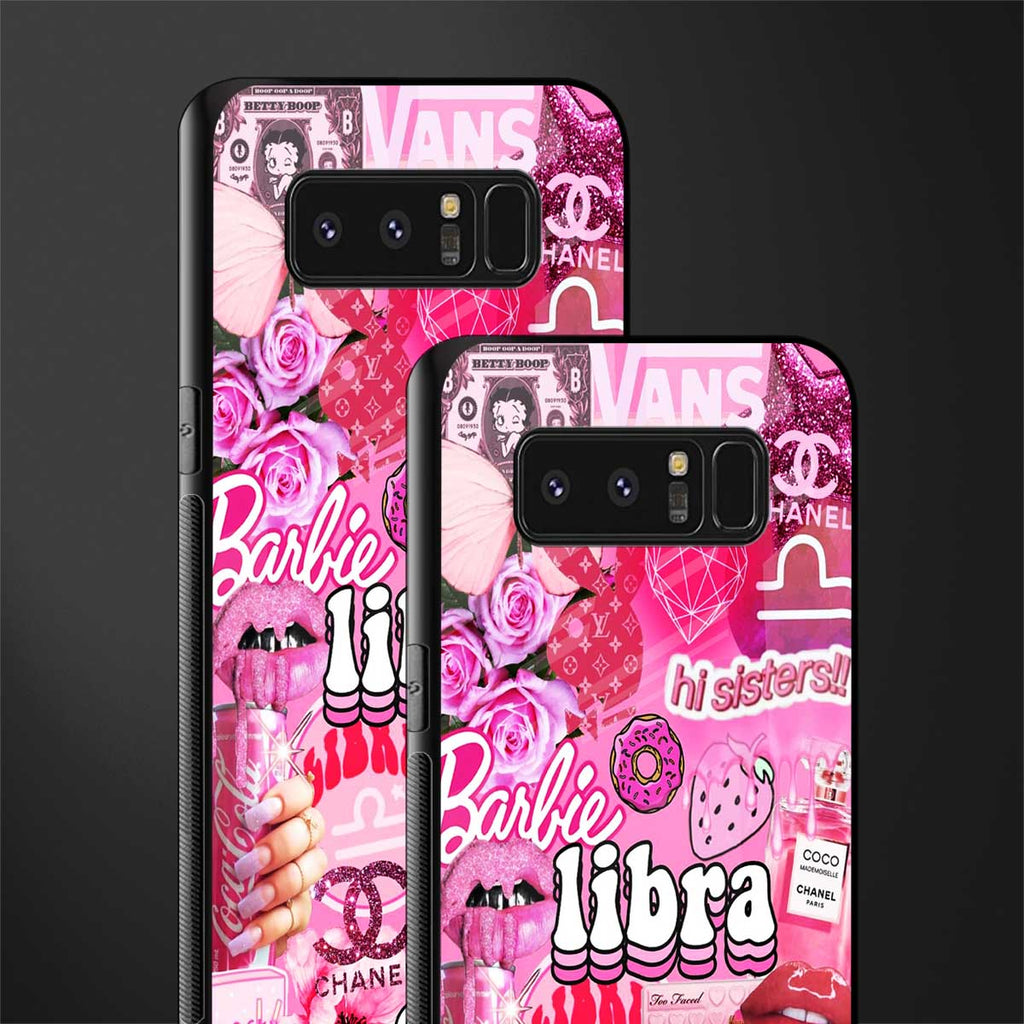 libra aesthetic collage glass case for samsung galaxy note 8 image-2