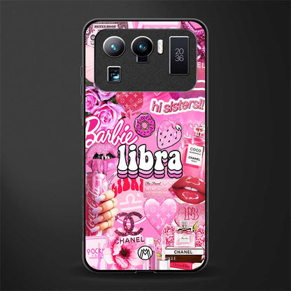 libra aesthetic collage glass case for mi 11 ultra 5g image