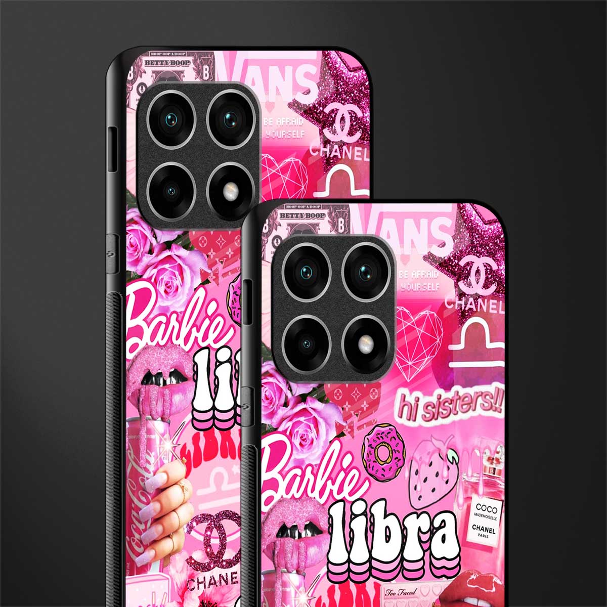 libra aesthetic collage glass case for oneplus 10 pro 5g image-2