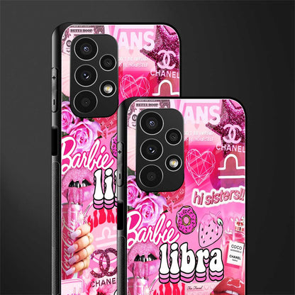 libra aesthetic collage back phone cover | glass case for samsung galaxy a13 4g