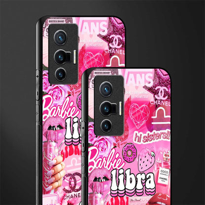 libra aesthetic collage glass case for vivo x70 image-2