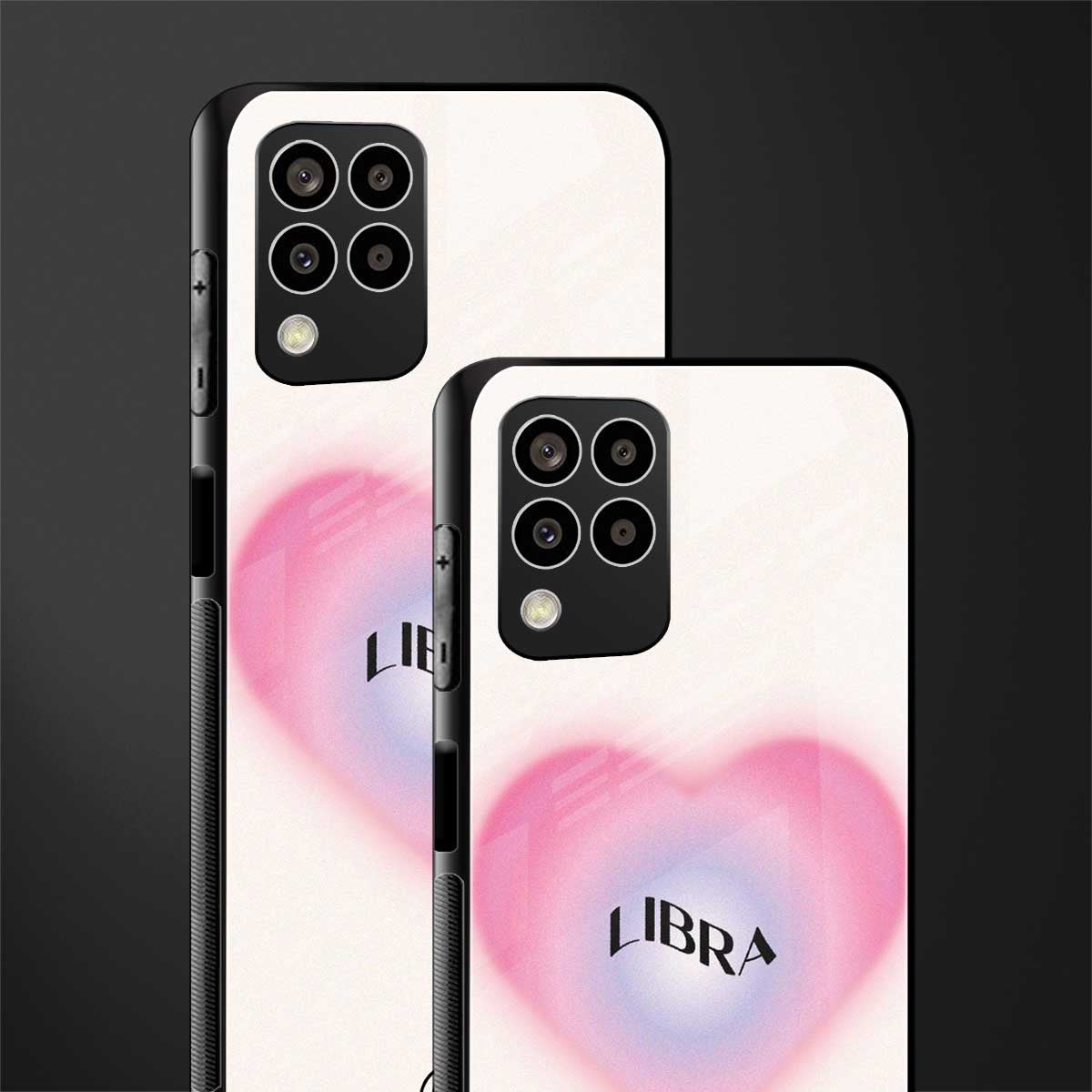 libra minimalistic back phone cover | glass case for samsung galaxy m33 5g