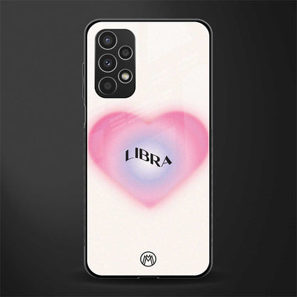 libra minimalistic back phone cover | glass case for samsung galaxy a13 4g