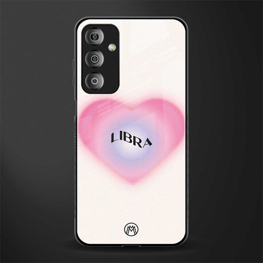 libra minimalistic back phone cover | glass case for samsung galaxy f23 5g
