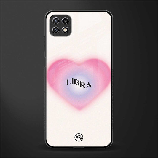 libra minimalistic back phone cover | glass case for samsung galaxy f42