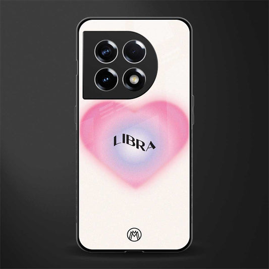 libra minimalistic back phone cover | glass case for oneplus 11