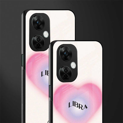 libra minimalistic back phone cover | glass case for oneplus nord ce 3 lite