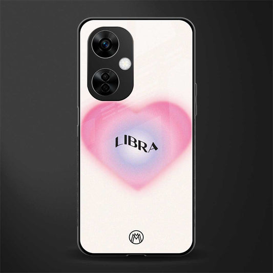 libra minimalistic back phone cover | glass case for oneplus nord ce 3 lite