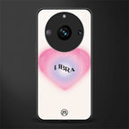 libra minimalistic back phone cover | glass case for realme 11 pro 5g