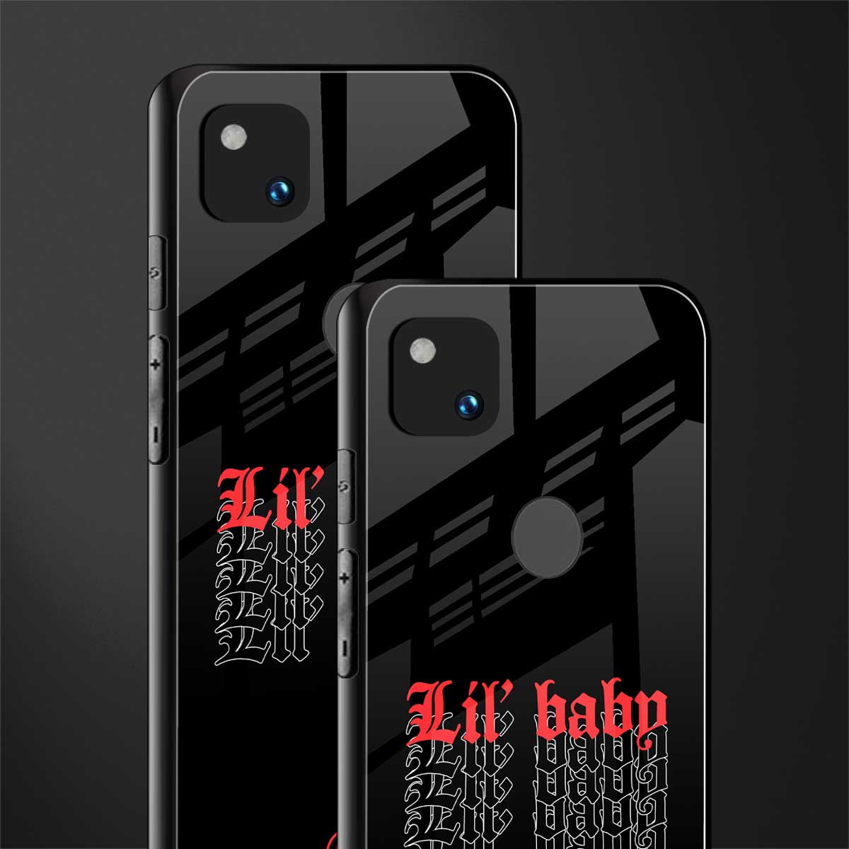 lil baby back phone cover | glass case for google pixel 4a 4g