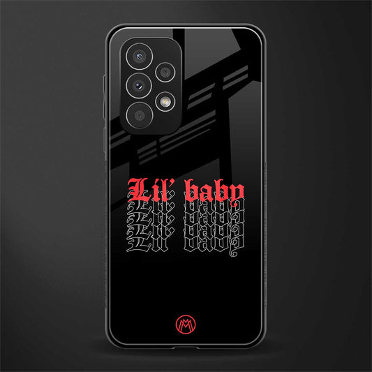 lil baby back phone cover | glass case for samsung galaxy a23