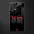 lil baby back phone cover | glass case for samsung galaxy a73 5g