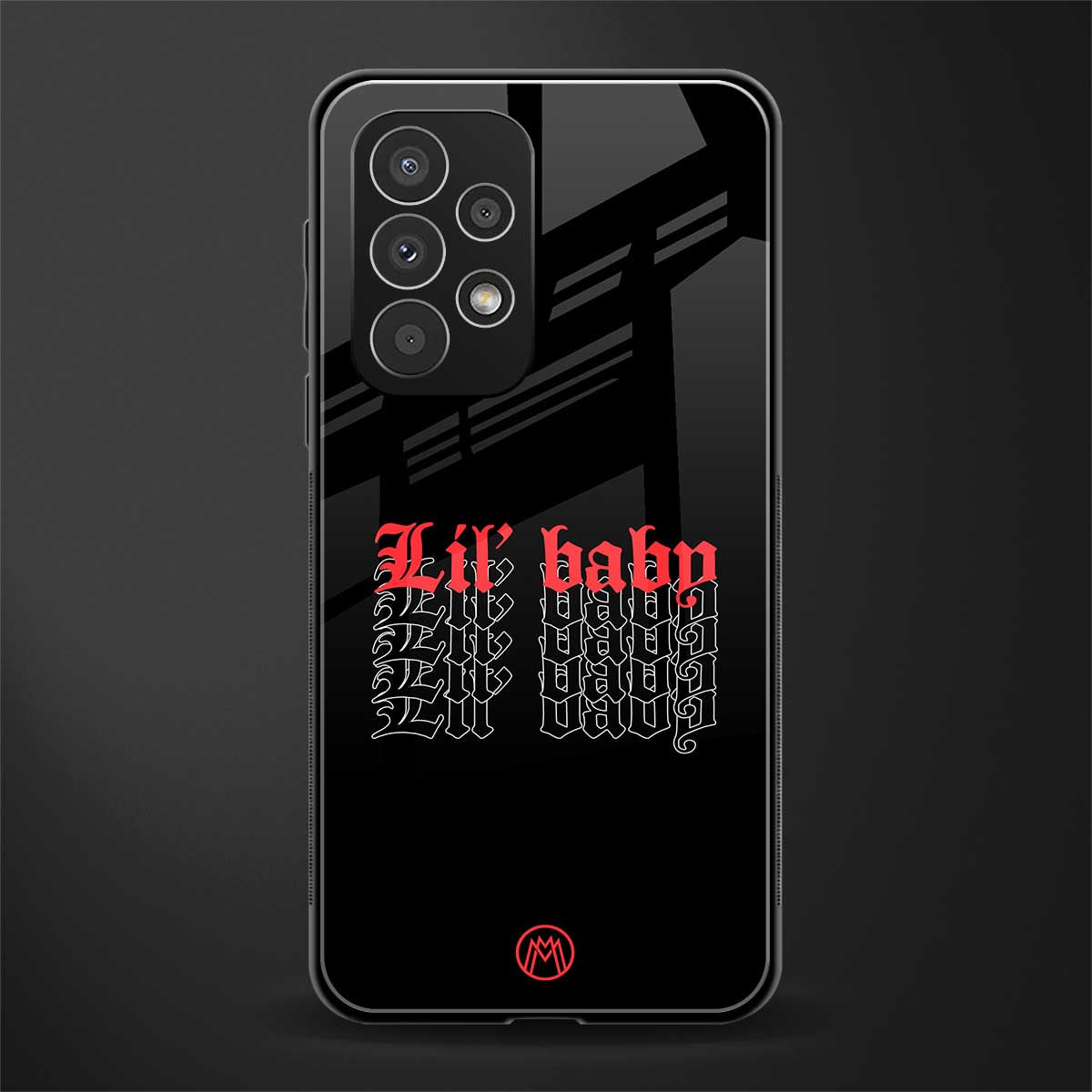 lil baby back phone cover | glass case for samsung galaxy a73 5g