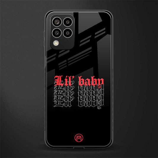 lil baby back phone cover | glass case for samsung galaxy m33 5g