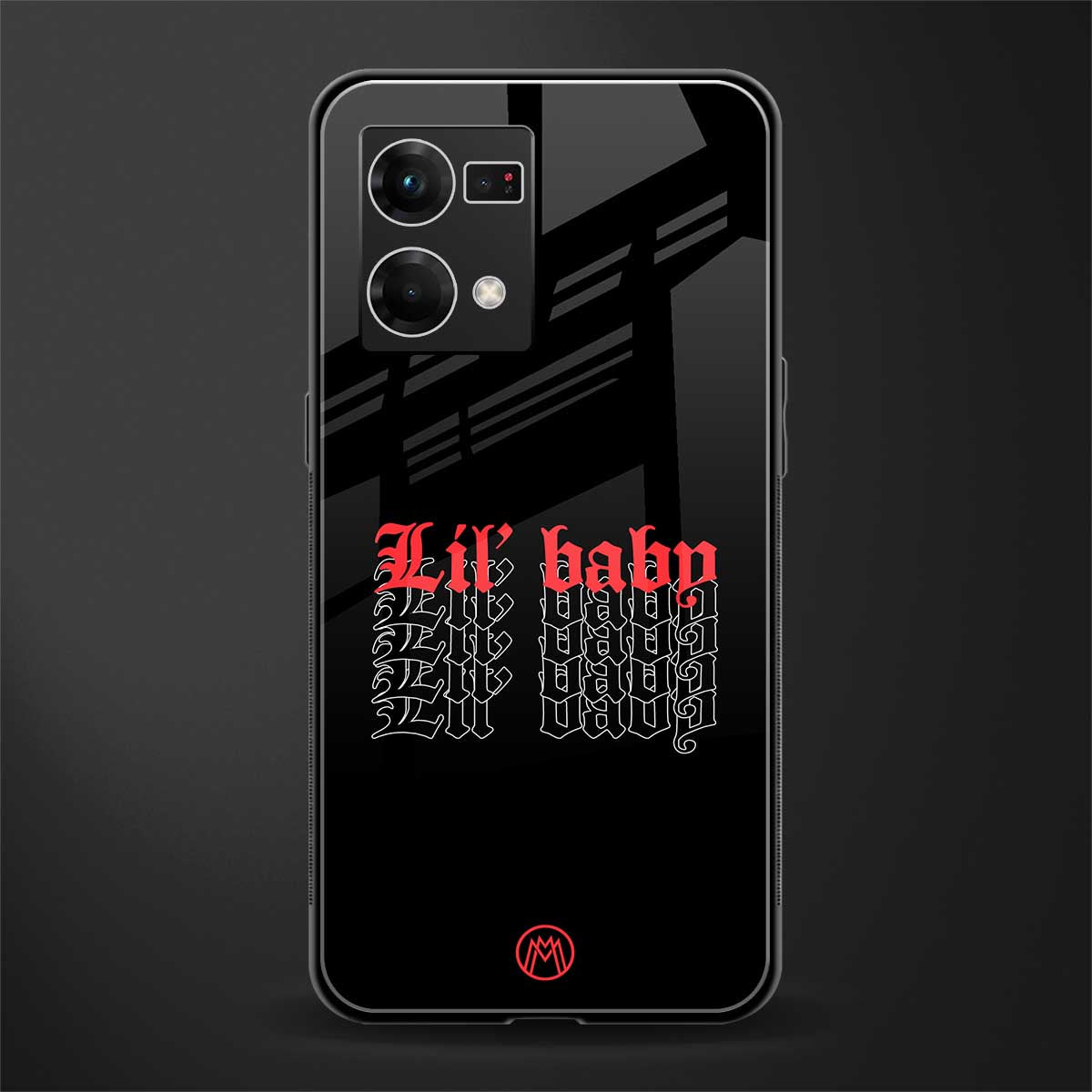 lil baby back phone cover | glass case for oppo f21 pro 4g
