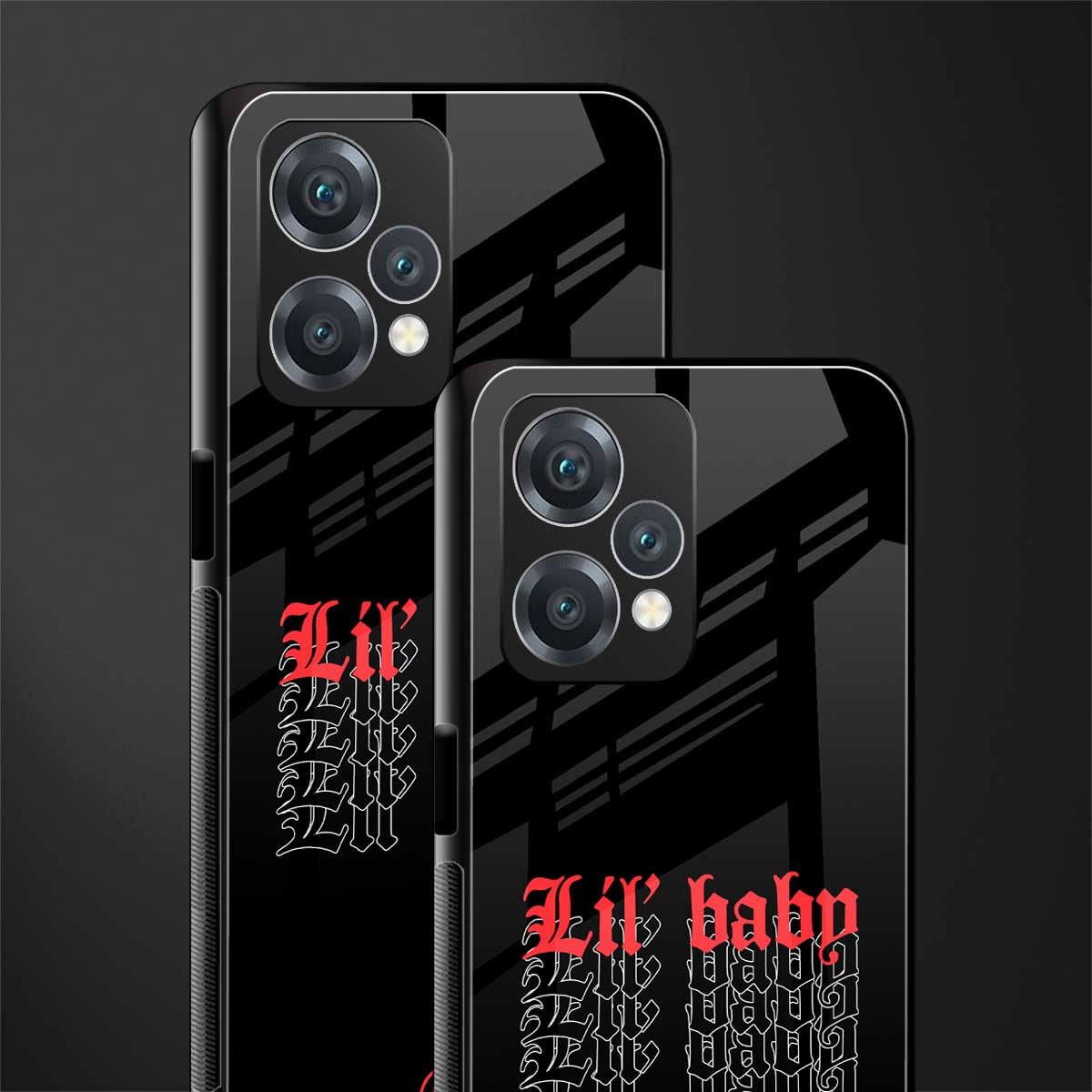 lil baby back phone cover | glass case for oneplus nord ce 2 lite 5g